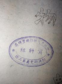 1944年抗战时期，重庆珍贵资料，重庆物价旬报一份。