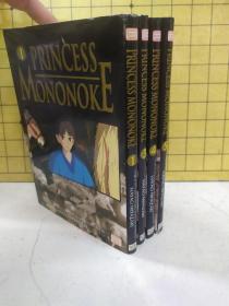 漫畫:Princess Mononoke Film Comic, Vol. 1，3，4，5(四冊合售)