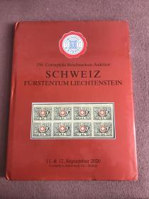 256. Corinphila Briefmarken-Auktion SCHWEIZ  FURSTENTUM LIECHTENSTEIN