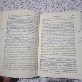 ARISTOTLE'S POLITICS 亚里士多德政治学【32开原版，布面精装】