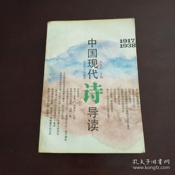 中国现代诗导读（1917-1938）