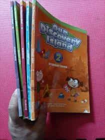 Our Discovery Island 1. 2. 4. 5 STUDENT BOOK+3WORKBOOK (5本合售 4张光盘