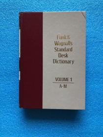 Funk and Wagnall's Standard Desk Dictionary  VOLUME 1 A-E