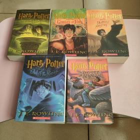 Harry Potter 哈利波特 英文原版 3-7 （5本合售）【实物拍照现货正版】