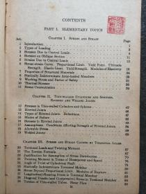 RESISTANCE OF MATERIALS SEELY  1946年民国英文版