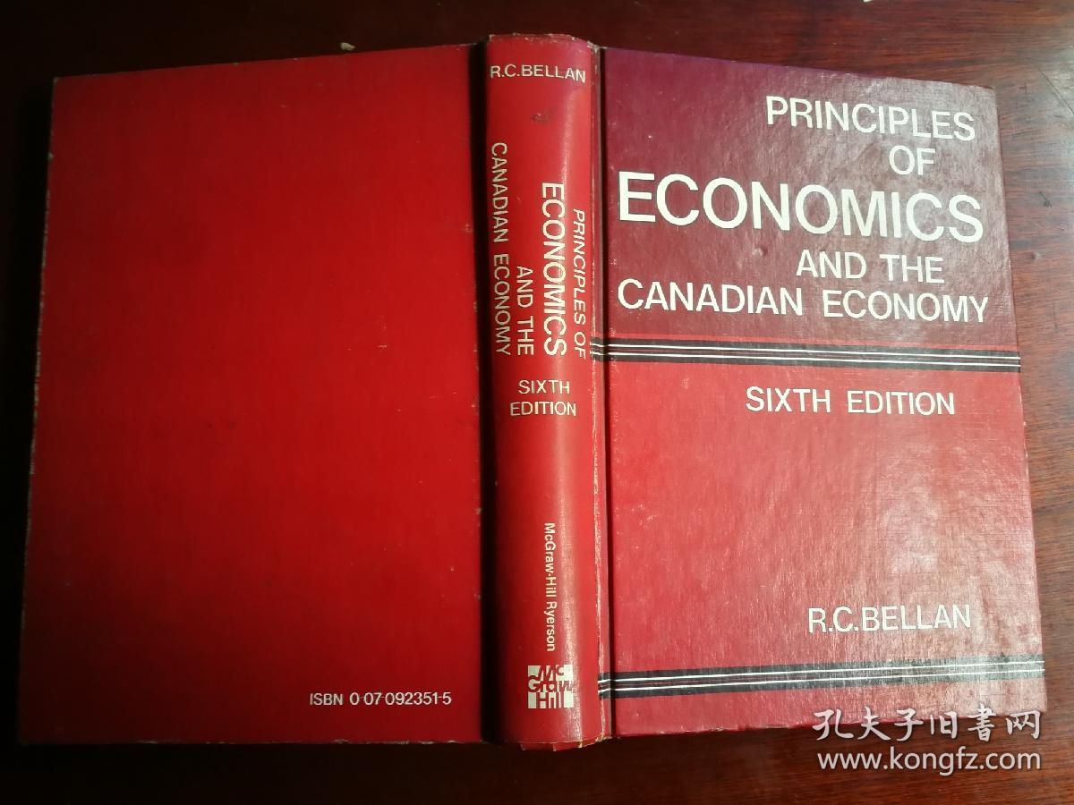 Principles of  Economics and the canadian  economy (sixth edition)