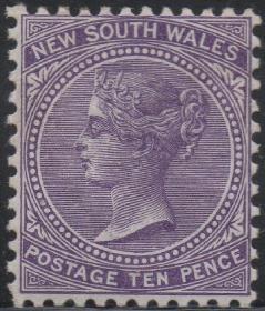 英联邦邮票B，英属新南威尔士1967年维多利亚女王，王冠名人