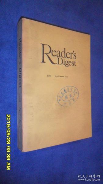 读者文摘（Reader's Digest）1986.4—6月