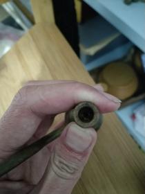 铜烟斗 全网罕见的葫芦形制 保老美品 一手握 正常使用