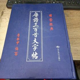 国学经典 唐诗三百首大字帖 毛笔