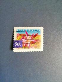 外国邮票   澳大利亚邮票  1999年 沙漠花卉
 （信销票）