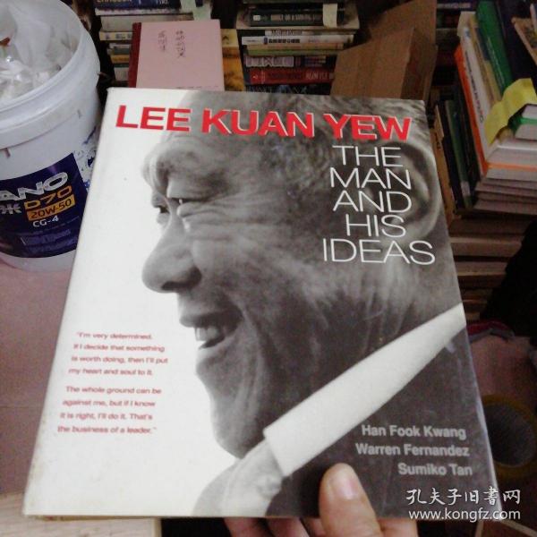 LEE KUAN YEW THE MAN AND HIS IDEAS  签名本