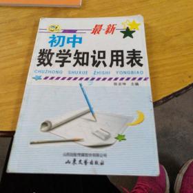 初中数学知识用表