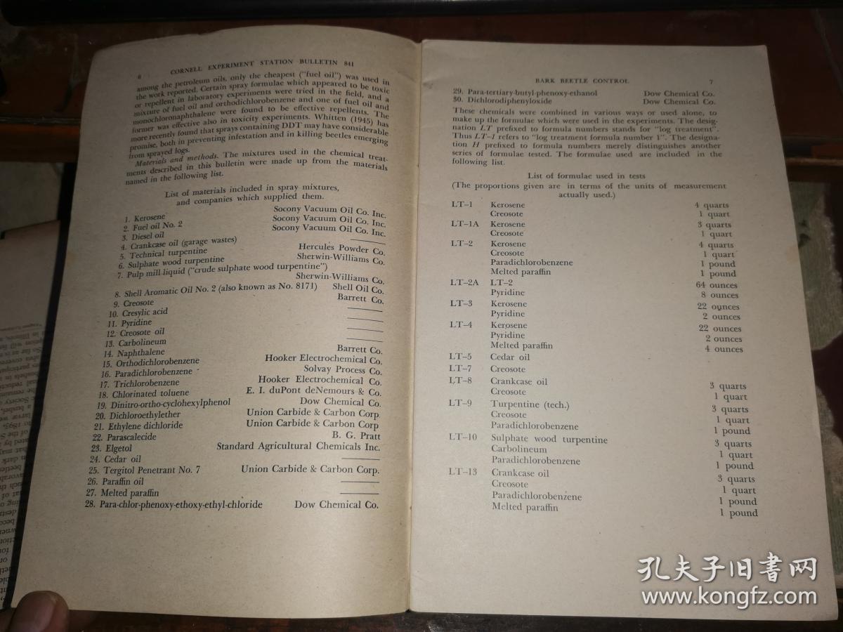 Log Treatments for Bark Beetle Control in connection witb tbe Dutch Elm Disease  荷兰榆病防治小蠹虫的原木处理【1947年版】国立中央研究院动物研究所藏书