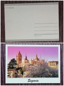 外国明信片，西班牙原版，塞戈维亚风光，品如图