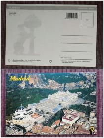 外国明信片，西班牙原版，马德里王宫，品如图