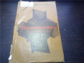 Thermodynamics AN INTRODUCTION 1968年 小16开硬精装  原版英法德意等外文书 图片实拍