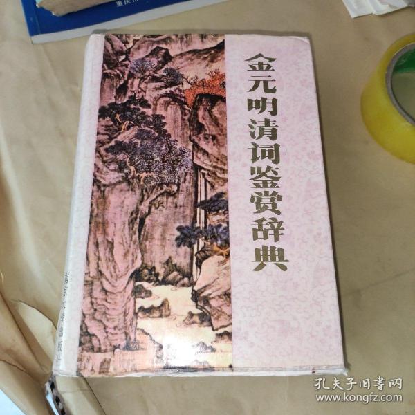 金元明清词鉴赏辞典 精装