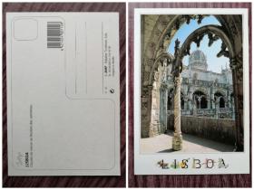 外国明信片，葡萄牙原版，里斯本古建筑，品如图