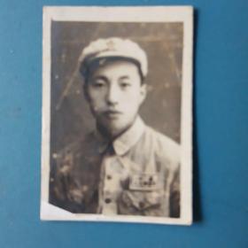 老照片.1952年中国军人照.