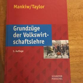 Grundzuge der Volkswirtschaftslehre