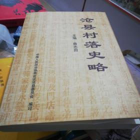 沧县政协文史资料  第十辑   沧县村落史略