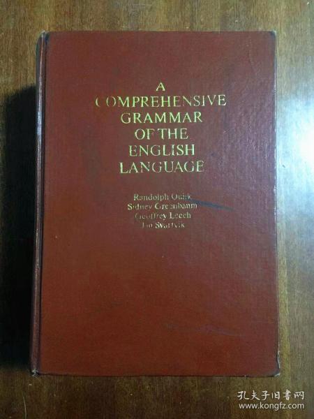 Dictionary A COMPREHENSIVE GRAMMAR OF THE ENGLISH LANGUAGE(英语语法大全 全英文版