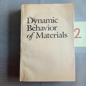 Dynamic    Behaⅴior    Of   MateriaIS.