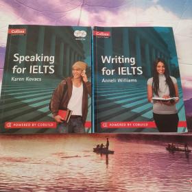 Collins Speaking for Ielts. by Karen Kovacs【两册合售】附光盘一张 前面有笔记