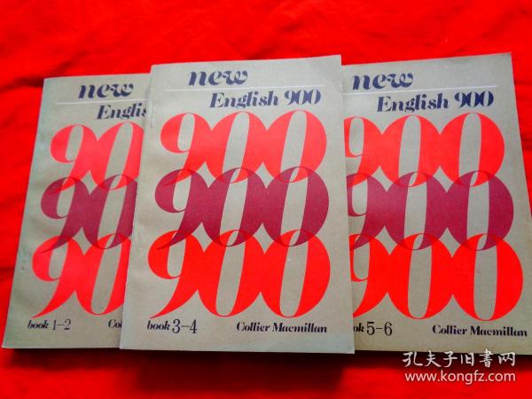 new enghish 900 book 新英语900句【1-6共3册】