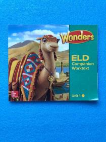 英文原版 Wonders ELD Companion Worktext