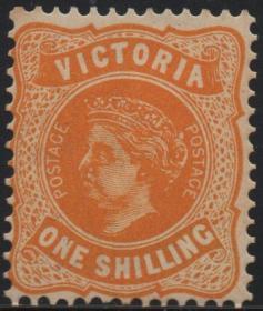英联邦邮票C，维多利亚州1901年 老年时期的维多利亚女王 ，1s
