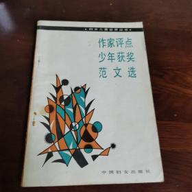 作家评点少年获奖范文选