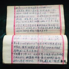 昆明老中医看病治案日记（59年第1~2册），记录接诊几十位病人的病情，诊断过程，及所开详细的中医处方