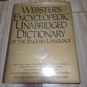 WEBSTER`S ENCYCLOPEDIC UNABRIDGED DICTIONARY OF THE ENGLISH LANGUAGE（韦伯斯特百科全书英文词典）【大16开 英文原版巨厚1854页】