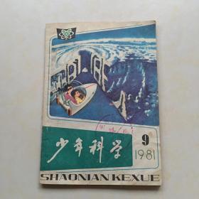 少年科学1981年9期 封面后 活化石植物-水杉