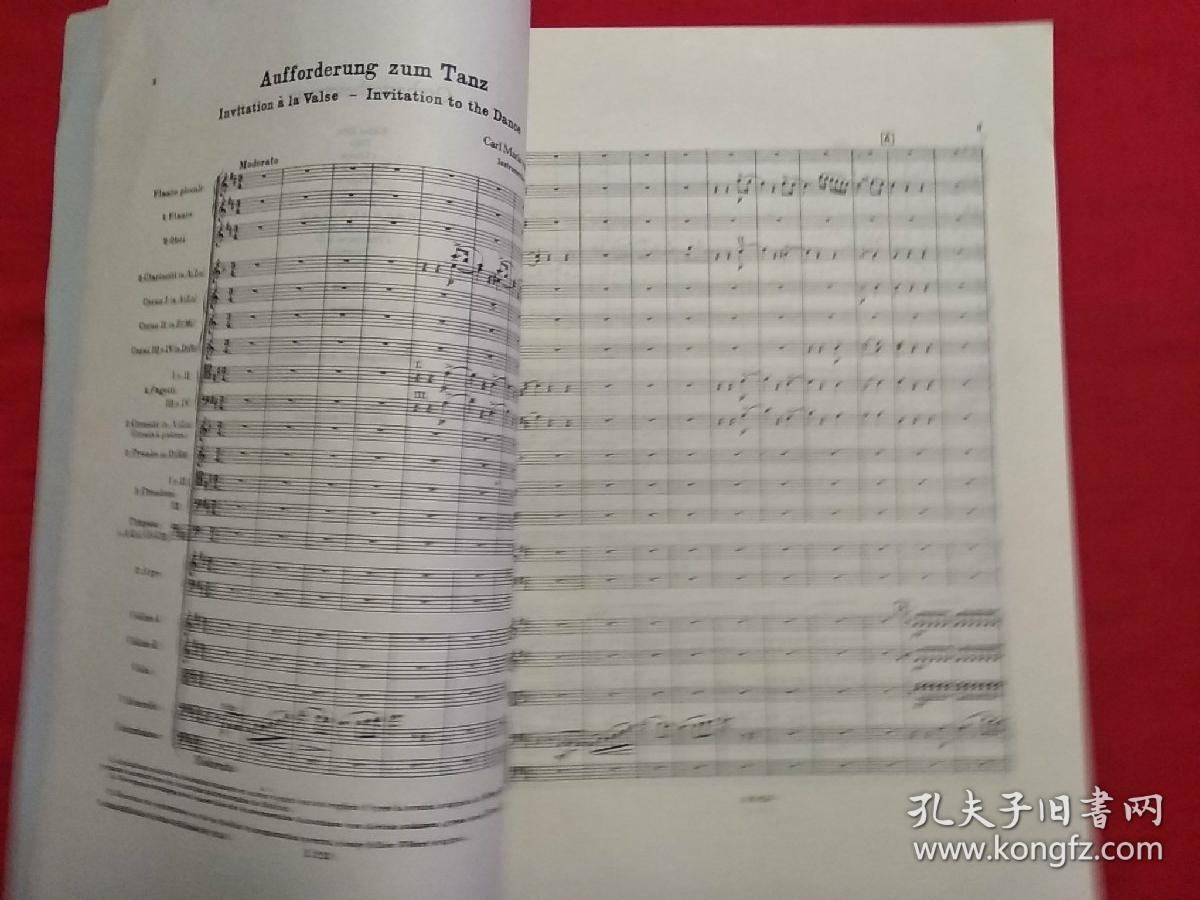 韦伯 邀舞 总谱(柏辽兹配器)作品第65号