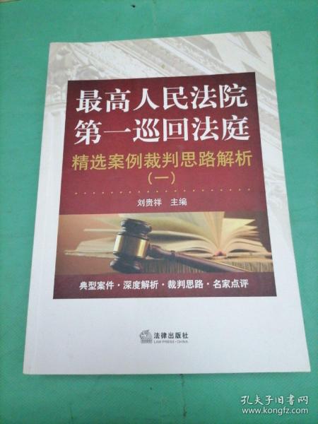 最高人民法院第一巡回法庭精选案例裁判思路解析（一）