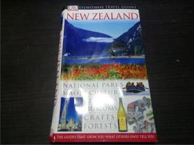 NEW ZEALAND    EYEWITNESS TRAVEL GUIDES 全彩 2005年 大32开软精装 原版英法德意等外文书 图片实拍