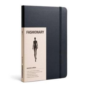 Fashionary Womens女士服装设计笔记本 A5   英文原版  处理可售