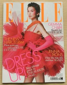 英国版 ELLE 2021年2月 女士时尚服饰潮流服装英文杂志