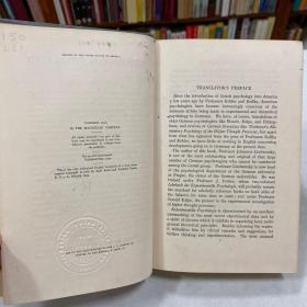 EXPERIMENTAL PSYCHOLOGY BY JOHANNES LINDWORSKY,约翰尼斯·林德沃斯基《实验心理学》1941年出版