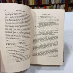 EXPERIMENTAL PSYCHOLOGY BY JOHANNES LINDWORSKY,约翰尼斯·林德沃斯基《实验心理学》1941年出版