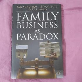 Family Business as Paradox，《家族企业》Palgrave Macmillan出版