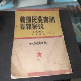 湖南农民运动考察报告新版。
