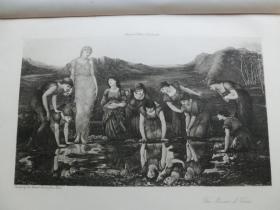 【百元包邮】《维纳斯的镜子》（THE MIRROR OF VENUS）  1900年 照相版画 源自《艺术日志》 纸张尺寸约31.8×23.5厘米（编号AJ0950）