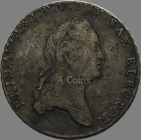 银元银圆1775 德国萨克森