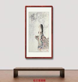 薛林興《冰雪林中著》68＊136cm  15000元