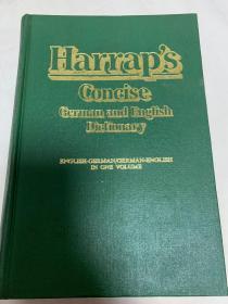 Harrap‘s Concise German and English Dictionary 1982