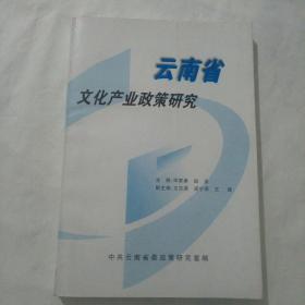 云南省文化产业政策研究